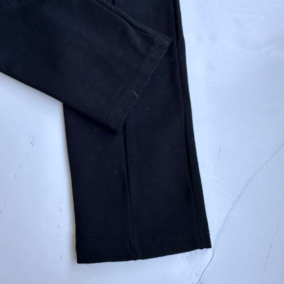 Zara Girls Black Pull On Straight Leg Pants - Size 10 - Picture 2 of 3